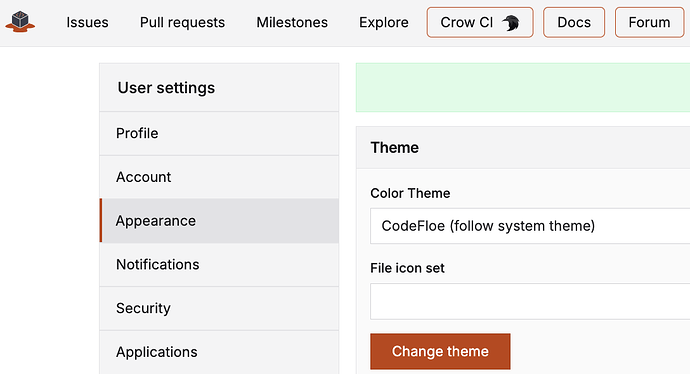 New highlighted active buttons